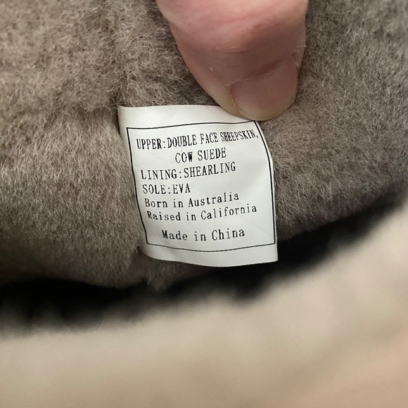 Australia Luxe Collective Joshua Shearling Boots with Beaded Bands Size 6 - Picture 15 of 16